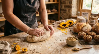 Proteína de girasol en repostería: la guía del panadero casero para recetas enriquecidas con proteínas