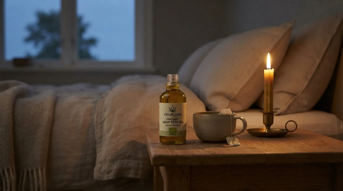 Aceite de semillas de cáñamo para el sueño: apoyo natural a la relajación & guía de rutina nocturna 7 Hemp Seed Oil for Sleep Natural Relaxation Support & Bedtime Routine Guide