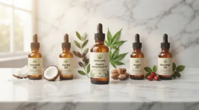 Aceite de semillas de cáñamo vs aceite de coco, jojoba, argán & rosa mosqueta para la piel