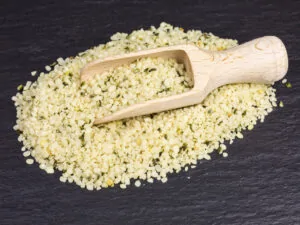 corazones de cáñamo orgánicos